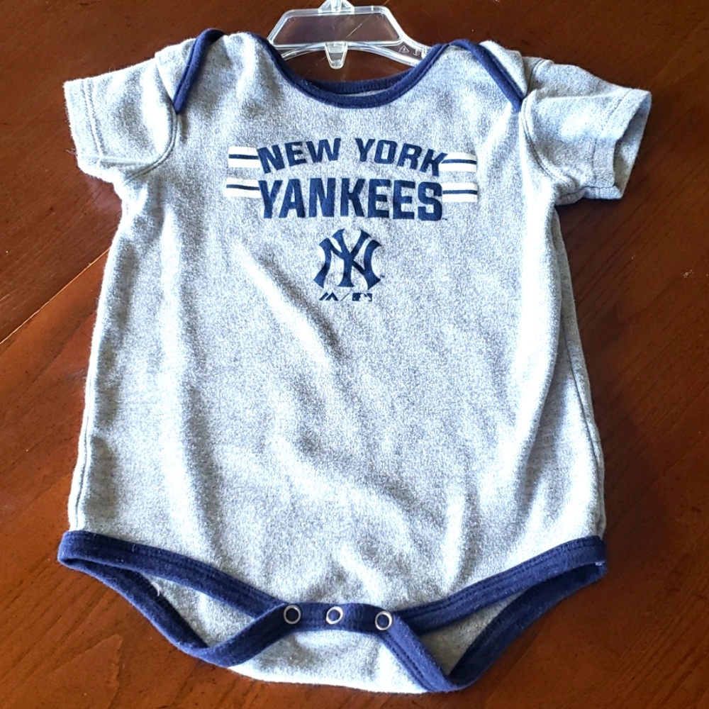 New York Yankees onesie.